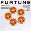 [5 Emperors Coin Set] Vermilion copper coin; taoist divination tool; lucky Furtune coins
