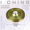 [Brass fidget spinner] all-metal copper 3 inch, I Ching, 64 hexagrams, 8-trigrams, feng shui compass, stress-relieving toy